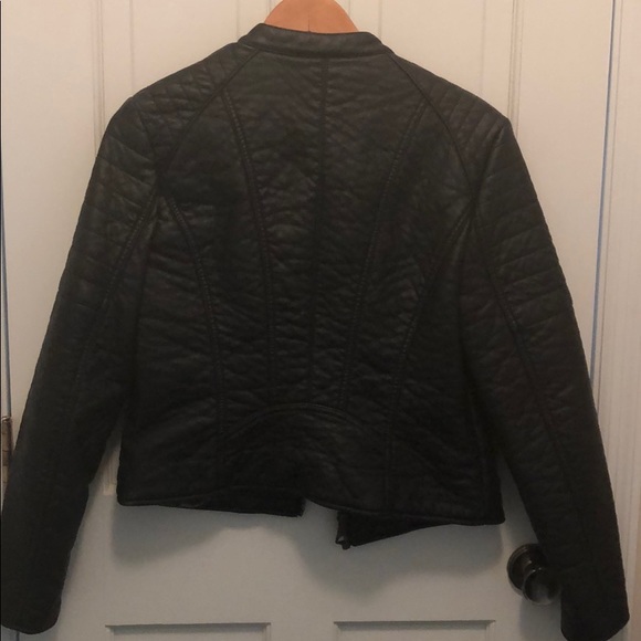 Black Leather Jacket Marc New York - Picture 3 of 4